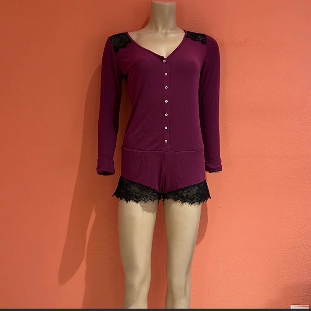 Love/Haus Black Lace Barely Romper!!